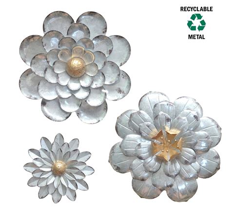 Best 20+ of Metal Flower Wall Art