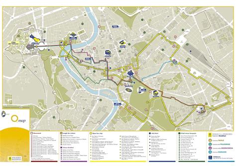 Rome Attractions Map | FREE PDF Tourist City Tours Map Rome 2025