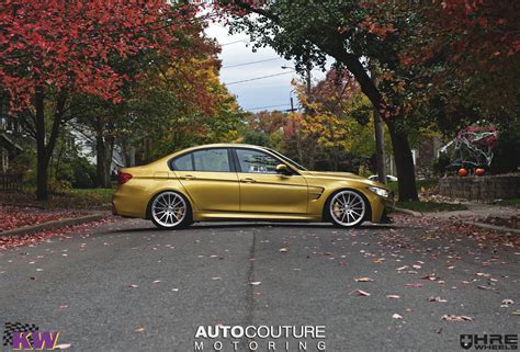 BMW F80 M3 Shows Its Autumn Colors on HRE Classic Wheels - autoevolution