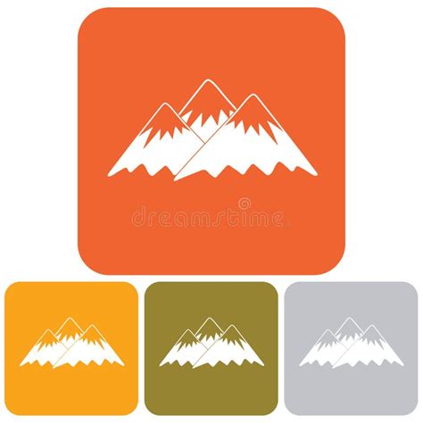 Mountain icon. Vector stock vector. Illustration of geology - 87931639