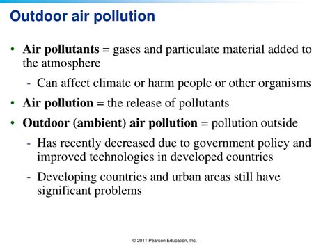 PPT - Outdoor Air Pollution PowerPoint Presentation, free download - ID:2399461