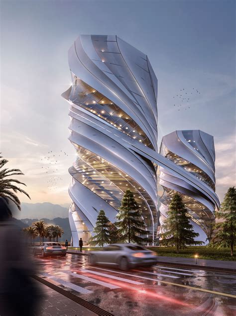 #Office #tower in #syria Design and visualization by Mohanad Albasha | Arquitectura increíble ...