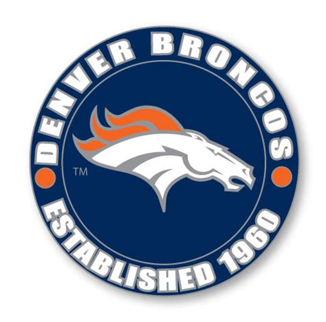 Denver Broncos Circa Pin - est 1960 Officially Licensed NFL Product - SCODEB Collectable