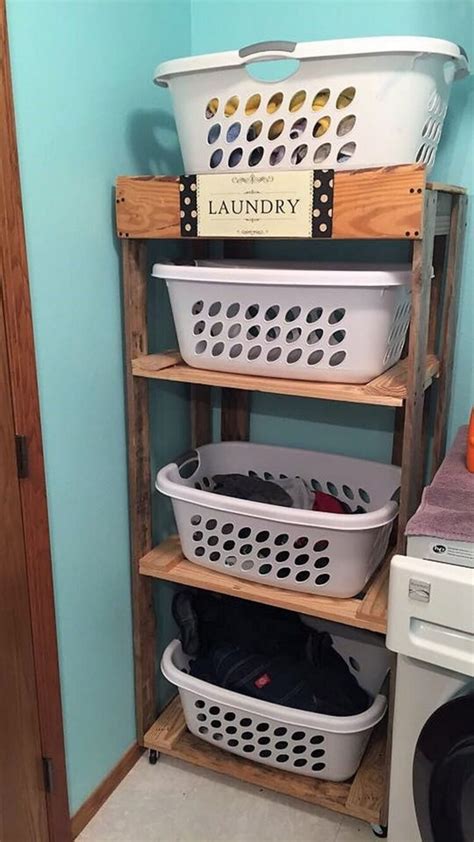 Clever Basement Small Laundry Room Storage Ideas And Photos For Small ...