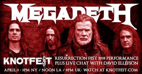 KNOTFEST.COM TO STREAM MEGADETH LIVE PERFORMANCE – The DreadMusicReview