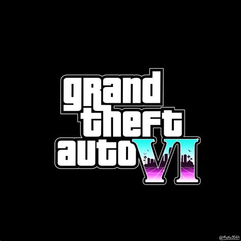 My GTA VI Logo FanArt : r/GTA6