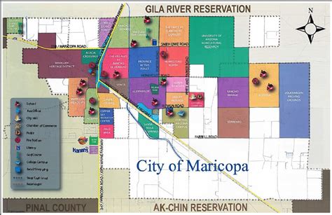 Map | Maricopa Arizona Subdivisions