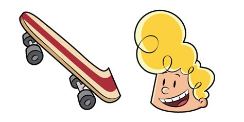 Captain Underpants Harold Hutchins and Skateboard cursor – Custom Cursor