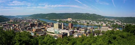 Wheeling, West Virginia Panorama Photograph by Pete Chacalos - Fine Art America