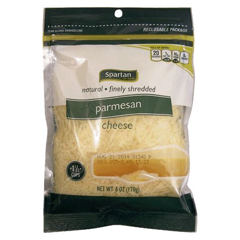 Spartan finely shredded parmesan cheese 6oz - Cheese - Dairy - Shop By Aisle