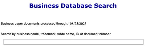 Colorado Secretary of State Business Entity Search | BrandSnag