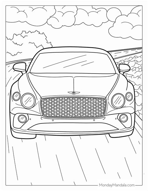 52 Car Coloring Pages (Free PDF Printables) | Cars coloring pages, Coloring pages, Car themed ...