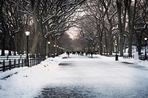 Central Park Winter Scenes Wallpapers - Wallpaper Cave