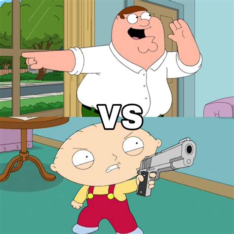 Character Battles #1: Peter Griffin Vs Stewie Griffin : r/familyguy