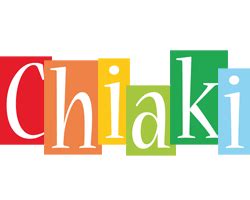 Chiaki Logo | Name Logo Generator - Smoothie, Summer, Birthday, Kiddo, Colors Style