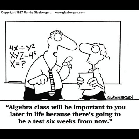 math algebra test teacher joke whenwillineedthis | Math FUNNY