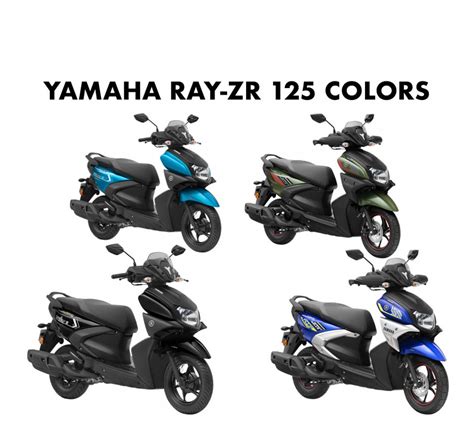 2020 Yamaha Ray-ZR Colors: Blue, Black, Green, Street Rally (125cc) - GaadiKey