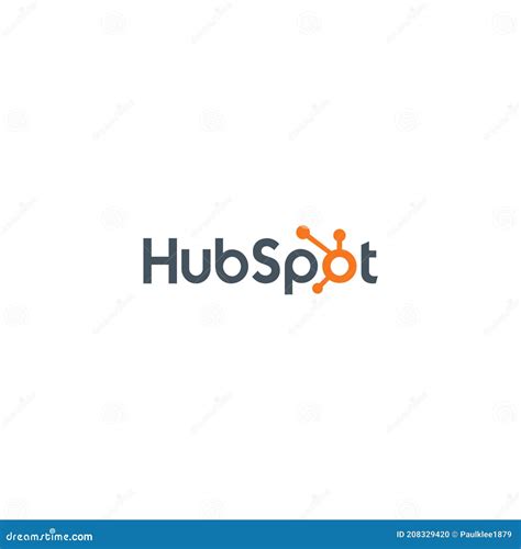 Hubspot Logo Editorial Illustrative on White Background Editorial Image - Illustration of flat ...