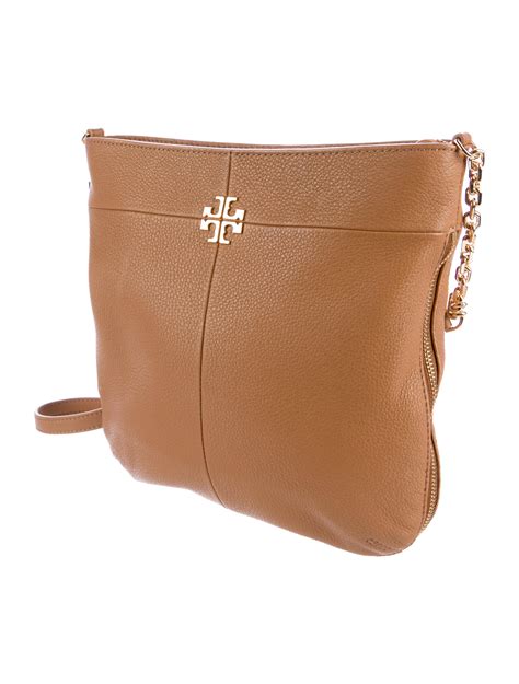 Tory Burch Pebbled Leather Crossbody Bag - Handbags - WTO113074 | The ...