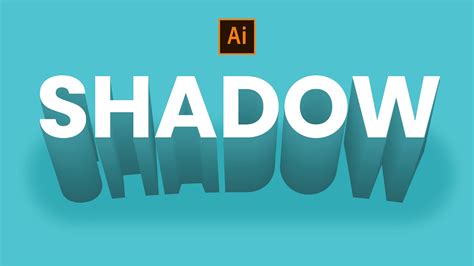 Learn to create a 3D Shadow Text Effect in Illustrator - YouTube