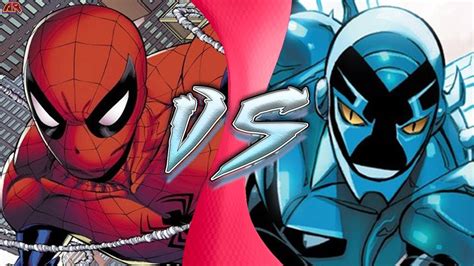 Spider-Man VS Blue Beetle (Marvel vs DC Comics) | Cartoon Fight Club ...