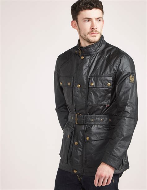 Lyst - Belstaff Roadmaster Waxed-cotton Jacket in Black for Men - Save 27%