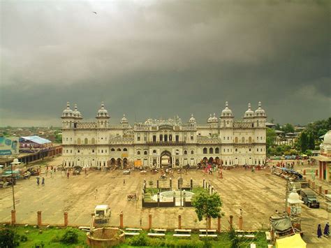 Holy Place Ram Janaki Tempel In Janakpurdham Nepal