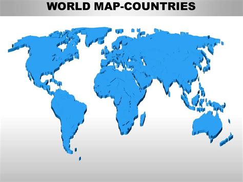 Free Printable Blank World Map with Continents [PNG & PDF]