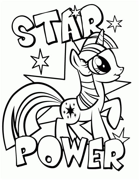 Printable My Little Pony Coloring Pages