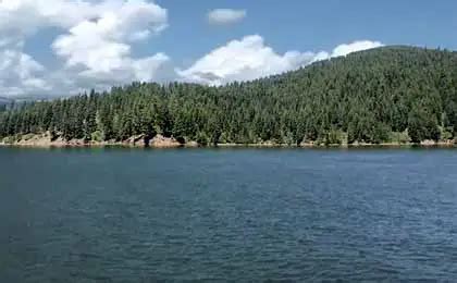 Boating At Dworshak Reservoir In Idaho