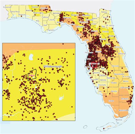 Sinkholes by counties in Florida. Check out Pinellas County- Clearwater, FL. DID YOU KNOW that ...