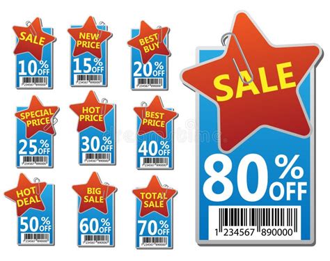 Sale labels set stock vector. Illustration of information - 18544740