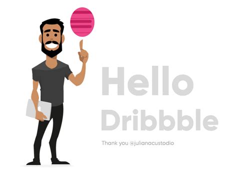 Hello Dribbble by Alexandre Augusto on Dribbble