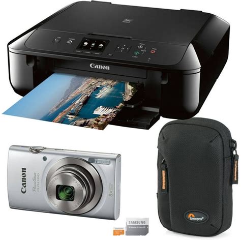 Canon PowerShot ELPH 180 Digital Camera Bundle with 20 Megapixels, 8x ...