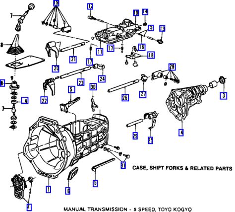 Q&A: 2003 Ford Ranger Transmission - Bolts, Diagrams & Bellhousing