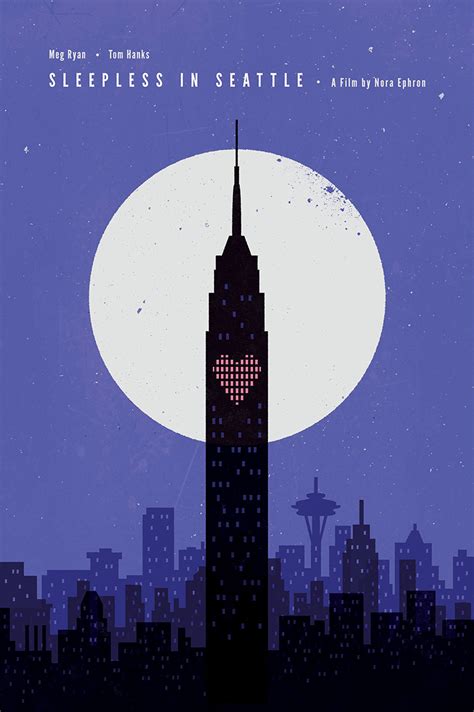 Sleepless in Seattle poster - Illustration West 54