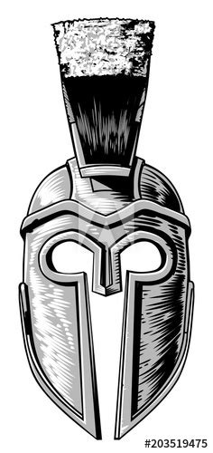 Gladiator Helmet Drawing at PaintingValley.com | Explore collection of Gladiator Helmet Drawing