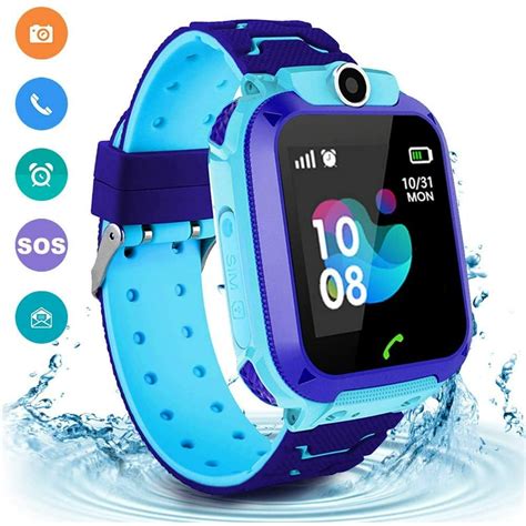 Kids Smart Watch, IP67 Waterproof GPS Tracker Anti-Lost Smart Watch ...