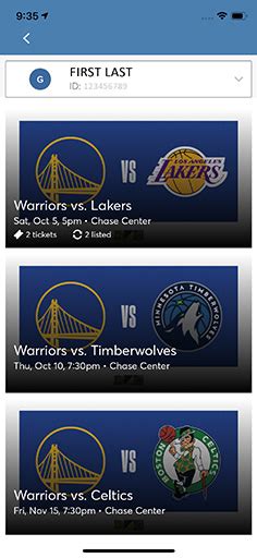 Mobile Ticketing | Golden State Warriors