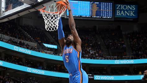 Luguentz Dort scored a career-high Monday in Thunder’s win vs. Jazz