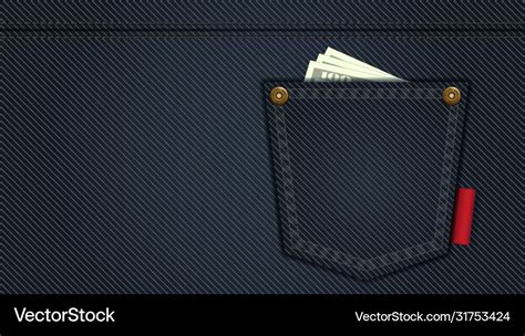 Denim jeans fabric material wallpaper background Vector Image