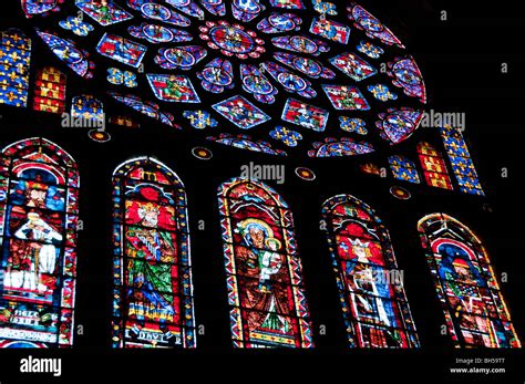 North Rose Window Chartres Cathedral France Stock Photo - Alamy