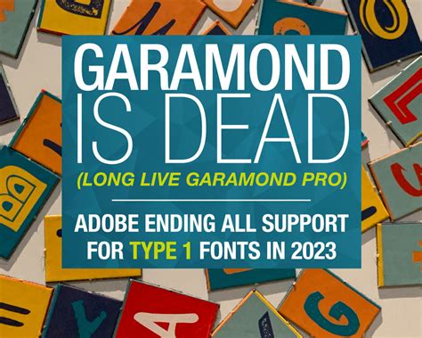 Garamond is Dead: The End of Type 1 Fonts - R.C.Brayshaw & Company