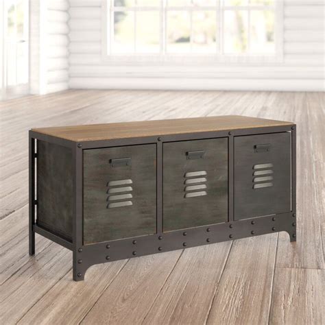 Trent Austin Design Merwin Metal Storage Bench & Reviews | Wayfair | Storage bench, Upholstered ...