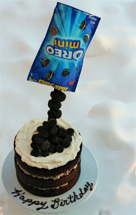 Anti Gravity Oreo Cake Birthday Cakes For Teens, 40 Birthday, Cake ...