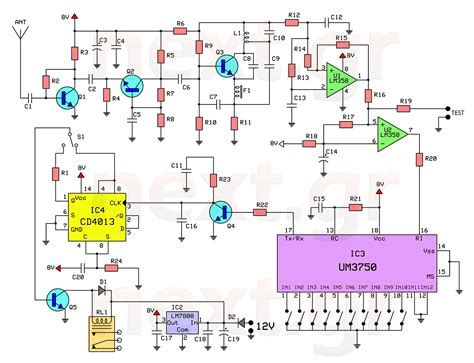 remote control circuit : Automation Circuits :: Next.gr