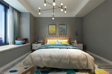 Modern bedroom space creative image_picture free download 500850506_lovepik.com