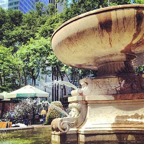 bryant park fountain | Peanut Bing | Flickr