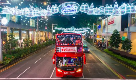 The HiPPO bus gets you closest to the Orchard Rd Christmas lights