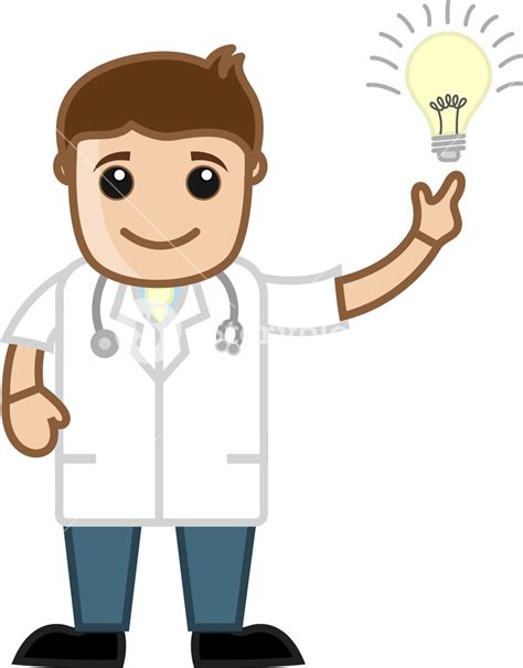 Idea For Surgeon - Medical Cartoon Characters Royalty-Free Stock Image - Storyblocks